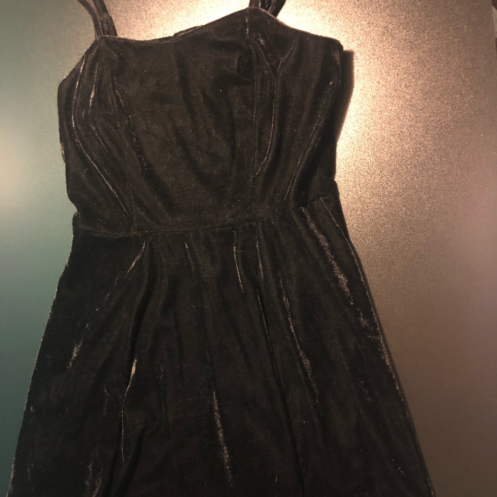 Beautiful soft plain black dress